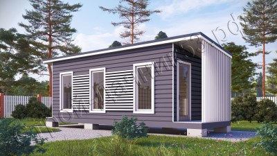 Мобильная баня Скандинавия–7